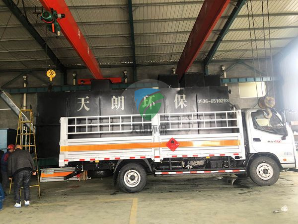 广西柳州MBR膜污水处理设备发货